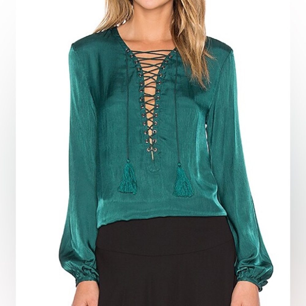The Jetset Diaries x Revolve Emerald Delta Top